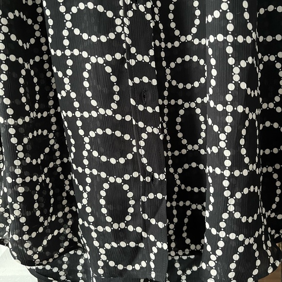 H&M blouse black and white - Picture 5 of 9